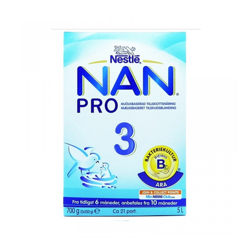 nan pro 3 feeding table